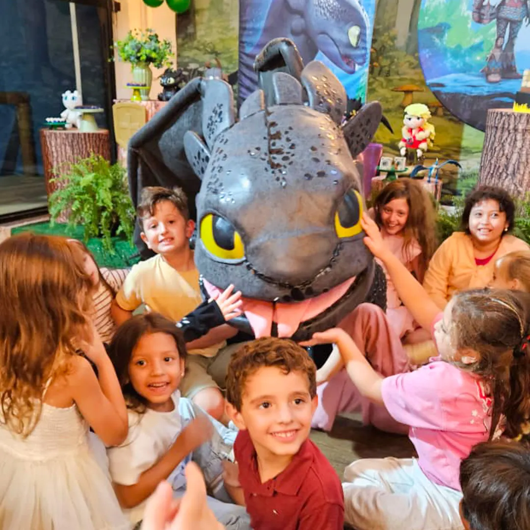 Atração em evento de fim de ano no centro de Campinas