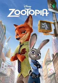 Figurino realista de Zootopia Personagem Vivo recepcionando famílias em evento SP