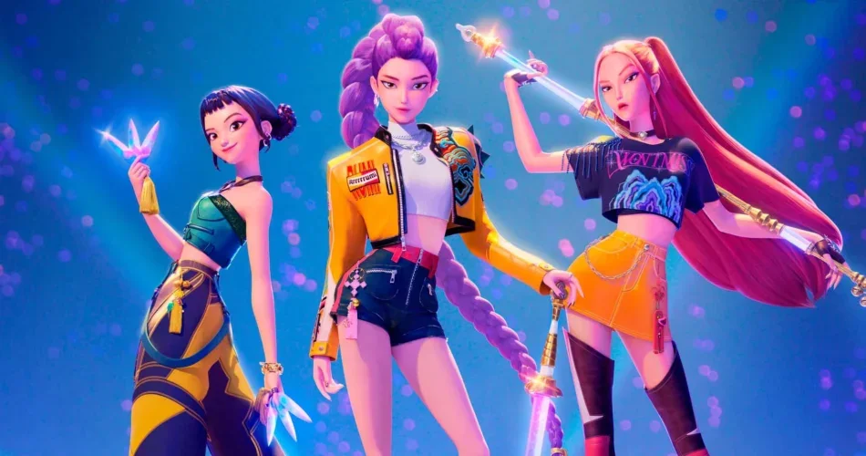 Guerreiras do K-Pop em apresentação de personagens vivos para festas infantis em São Paulo