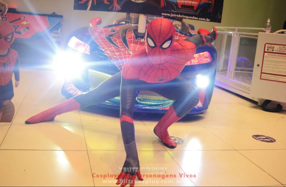 Homem aranha em Festa infantil